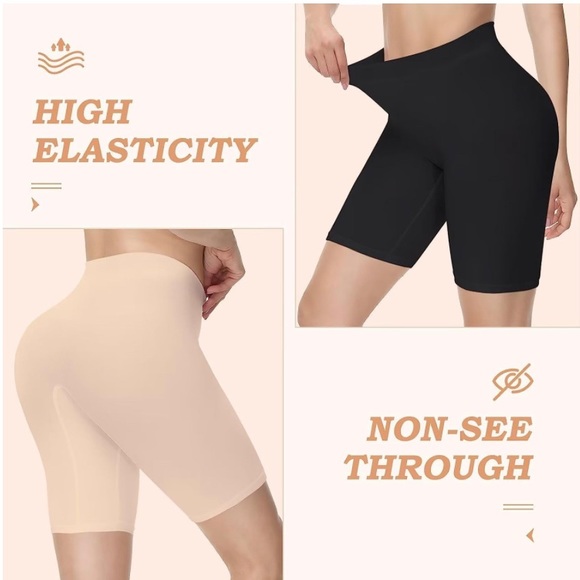 Seamless Slimming Shapewear Slip Shorts Underwear in Nude, Women’s Size Medium. - Picture 9 of 16